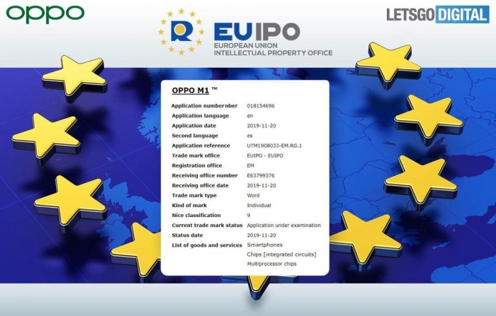OPPO自研芯片曝光，已通过EUIPO认证