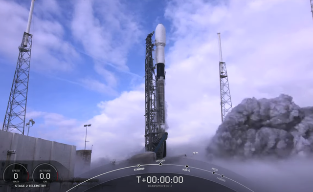 一箭143星：SpaceX创单次发射携带卫星数量新纪录