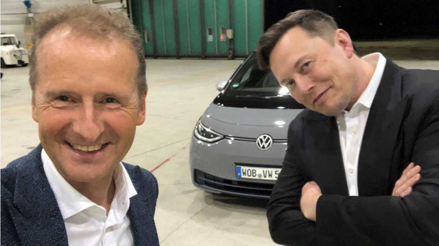 大众CEO“喊话”特斯拉,计划2025年成为全球电动汽车市场的领导者
