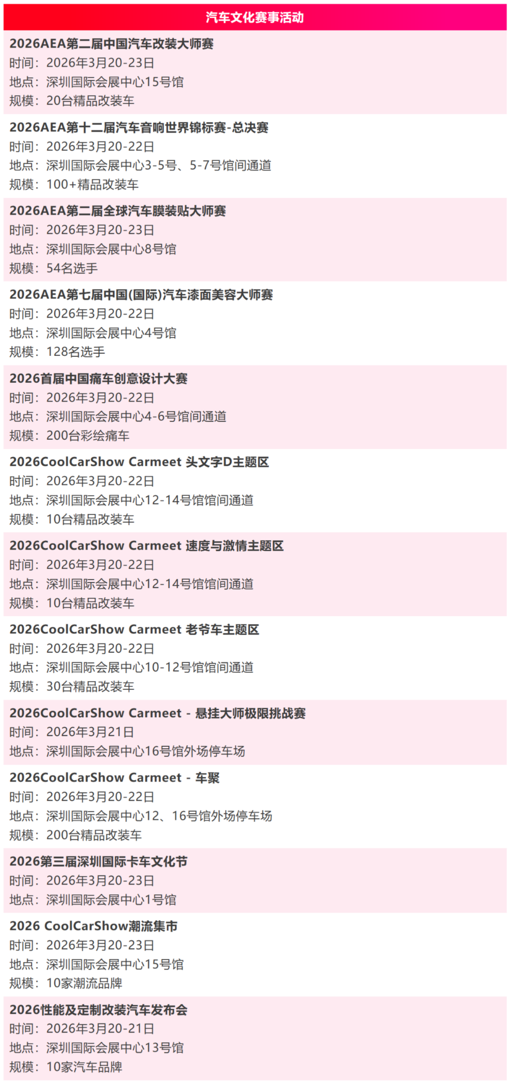 全球明星品牌抢先看  2026九州汽车生态博览会参展商首次曝光